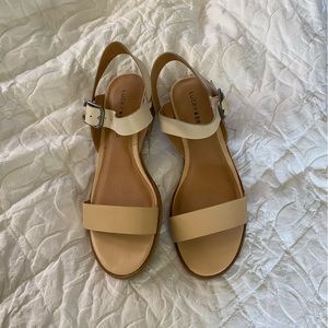 Lucky Brand Stacked Heel Sandals